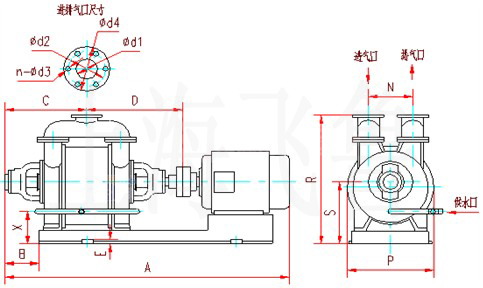 SK-6��SK-12��SK-20��SK-30��SK��42ˮ�hʽ��ձü����s�C���μ����b�ߴ�D